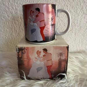 90s Disney’s Movie Cinderella Coffee Mug with Original Box